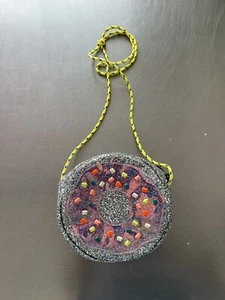 Crewcuts Purse Donut Silver Glitter - Picture 1 of 3