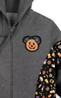 Sweat à capuche zippé Disney Mickey Mouse Halloween Jack-o’-Lantern pour adultes  taille 1X 