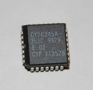 CY7C245A35JC CYPRESS OTP ROM, 2KX8, 25NS PQCC28 BRAND NEW PARTS (1 PC) - Picture 1 of 3