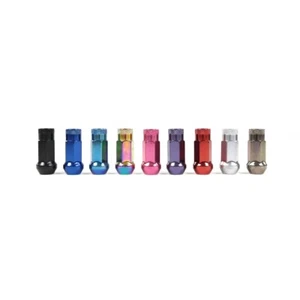 MEGA DEALS - MUTEKI SR48 WHEEL NUTS 12X1.25 - OPEN - BURNED BLUE - Picture 1 of 1