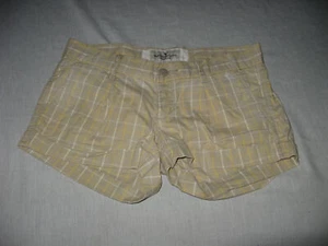 Womens Abercrombie & Fitch Short Mini Booty Multi Colored Plaid Shorts Sz 0  30W - Picture 1 of 3