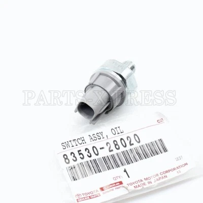 GENUINO OEM TOYOTA SCION LEXUS SENSOR DE PRESIÓN DE ACEITE CONJUNTO INTERRUPTOR 83530-28020 Foto 1 de 4