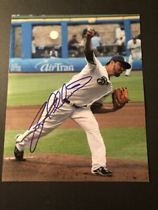 Yovani Gallardo Signed Autographed 8x10 Photo Auto Brewers Baseball COA