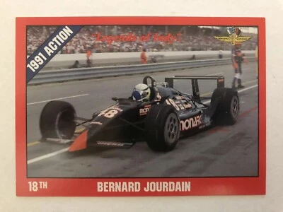 BERNARD JOURDAIN 18TH PLACE - Legends of Indy #19 Indianapolis 500 Trading Card - Image 1 of 2