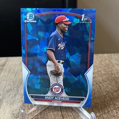 2023 Bowman Chrome Sapphire #BCP-237 Andy Acevedo - Image 1 of 2