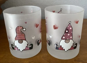 X2 Vasos Culver Ltd DÍA DE SAN VALENTÍN DOF "GNOMOS" 14 oz NUEVOS CON ETIQUETAS - Imagen 1 de 4