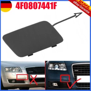 Für Audi A6 C6 2009-2011 Abdeckung Abschlepphaken Stoßstange Vorne  4F0807441F - Bild 1 von 10