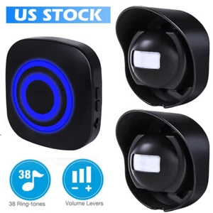 Allarme vialetto wireless impermeabile 656 piedi sensore di movimento allarme interno esterno H2C8 - Foto 1 di 13