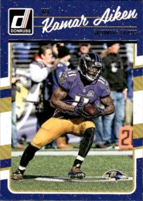 2016 Donruss #24 Kamar Aiken Baltimore Ravens - Image 1 of 2