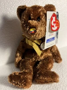 Ty Beanie Baby FIFA 2002 World Cup Bear Representing Ecuador - Picture 1 of 7