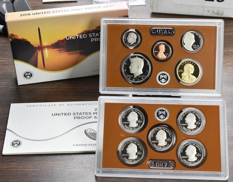 2018-S U.S. Mint Clad 10 Coin Proof Set With Box & COA - Nice Sets! Cover