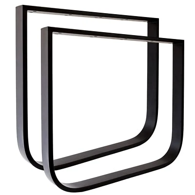 2x Tischkufen O-FORM höhenverstellbare Möbelkufen Tischbeine aus Metall U-Modell - Bild 1 von 4