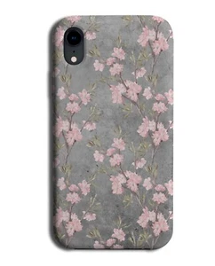 Dark Grey and Cherry Blossom Painting Phone Case Cover Art Pink Blossoms F030 - Picture 1 of 1