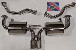 Stainless Catback Exhaust System 2005-08 Porsche Boxster Cayman 987 Base S - Picture 1 of 14