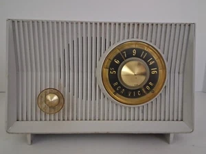 Tubo radio vintage modello X-1 SUPERHETERODYNE MCM bianco con quadrante nero testato funzionante - Foto 1 di 10