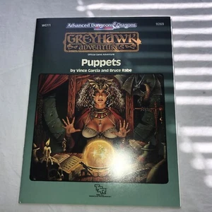 AD&D 2ND ED - WG11 PUPPETS (RARE GREYHAWK MODULE), TSR! Excellent Condition! - Picture 1 of 5