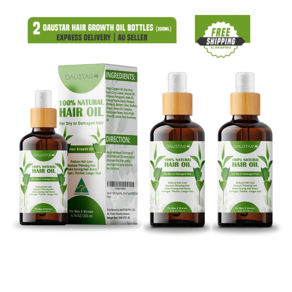 100% Natural Hair Growth Oil | Rosemary Hair Growth Oil | Hair Strengthening Oil - image 1 of 4