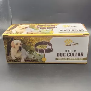 Collar de cuero para perro Adi Tyna Duty - Collar de perro suave y fuerte para perros grandes - Imagen 1 de 8