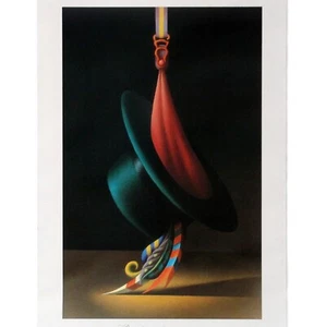 90s 1998 vintage Brainstorming Juris Dimiters fine art print offset lithography - Picture 1 of 9