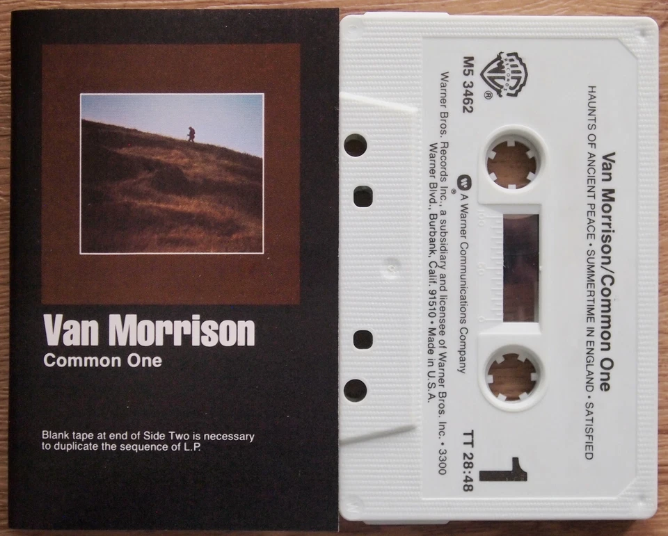 VAN MORRISON - COMMON ONE (WARNER M53462) 1980 USA CASSETTE TAPE - Image 1 of 3