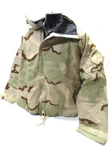 DCU DESERT CAMO MILITARY JACKET JSLIST TOP MOPP SUIT COAT CHEMICAL OVERGARMENT - Picture 1 of 9