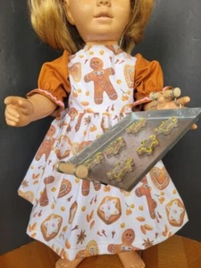 Lebkuchen Kekskleid mit Tablett mit Keksen - passend zu Chatty Cathy - Bild 1 von 5
