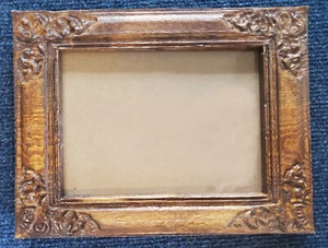 5x7 Picture Frame Carved in Real Wood - Handcrafted - Picture 1 of 2