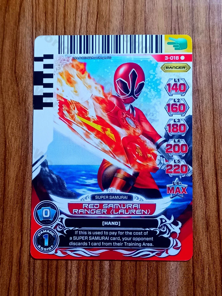 Power Rangers Universe of Hope 3-018 Red Super Samurai Ranger (Lauren) - Image 1 of 1