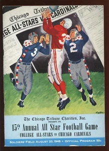August 10 1948 Chicago Cardinals vs. College All Stars Football Program EX - Picture 1 of 1