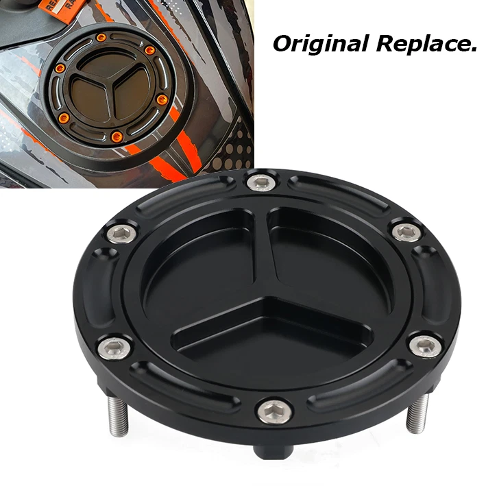 Tapa de tanque de combustible de gasolina cubierta de llenado de combustible para Aprilia RS 50 125 250 660 Shiver 750/GT Foto 1 de 4