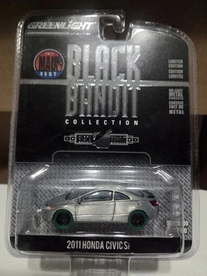 Greenlight Black Bandit 2011 Honda Civic Si Raw Chase 1 de 48 Maui Fest Greenie Foto 1 de 4