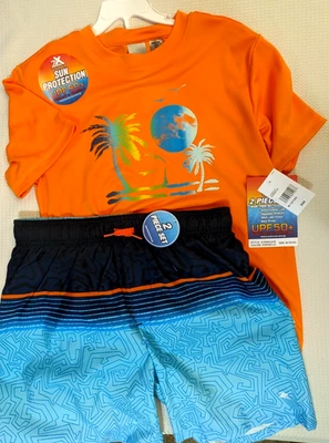 Nuevo con etiquetas Conjunto de natación camisa manga larga ZeroXposur 10/12 H para niños venta al por menor: $44 Foto 1 de 4