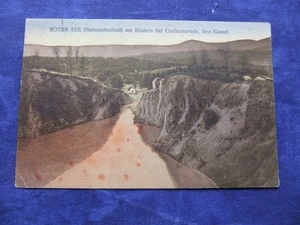 Alte AK "ROTER SEE(Naturseltenheit),Bilstein,Großalmerode.Bez.Cassel" 20er J. - Bild 1 von 3
