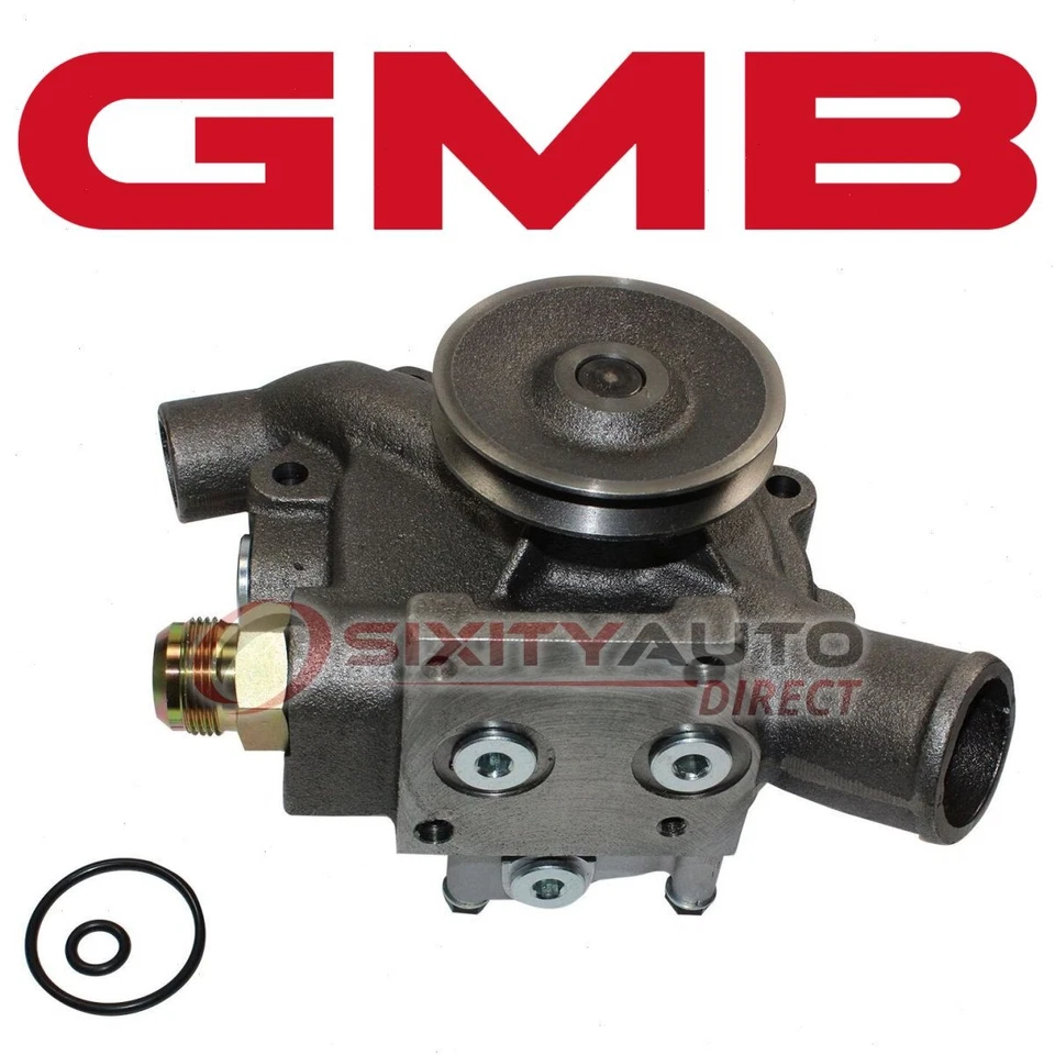 GMB Water Pump for 1993-2002 GMC B7 6.6L 7.2L L6 - Coolant Antifreeze Engine ee Foto 1 de 4