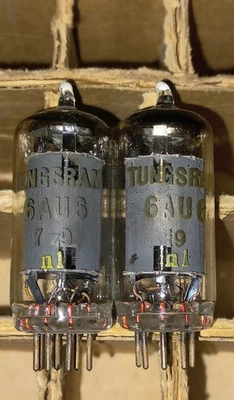 2 tubos Tungsram 6AU6 EF94 Foto 1 de 3