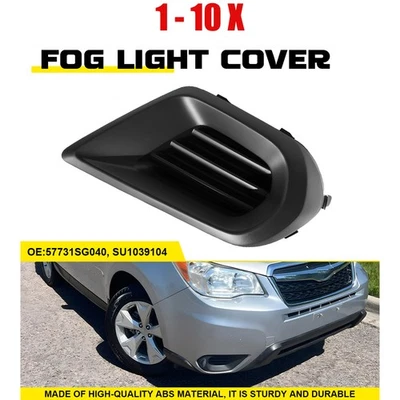 1-10pcs Black Fog Light Cover Passenger Side for Subaru 2014-2016 Forester 2.5i - Image 1 of 4