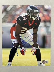 Champ Bailey Rare! autographed signed Broncos HOF 8x10 photo Beckett BAS coa - Picture 1 of 1