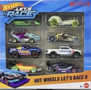 Hot Wheels 2025 Mainline Hot Wheels lets Race 8 Pack GT-Scorcher Dragon Blaster - Bild 1 von 4