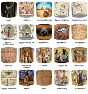 Egypt Egyptian Pharaoh Pyramids Table Lampshades Ceiling Lights & Pendant shades - Bild 1 von 21