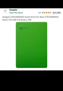 Seagate Game Drive for Xbox 2TB Green (STEA2000403) - Picture 1 of 4