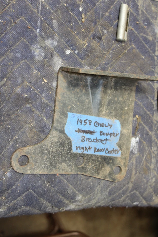 1958 Chevy Impala Center Bumper Bracket This is the right rear Center - Image 1 of 1