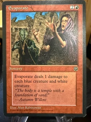 MTG Magic the Gathering Homelands Evaporate - Image 1 of 2