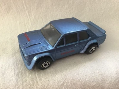 MATCHBOX EDICIÓN BÚLGARA SUPERRÁPIDA FIAT ABARTH - AZUL METÁLICO 'TOSHIBA' Foto 1 de 4