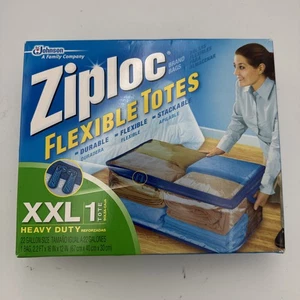 Ziploc Flexible Totes Jumbo 22 Gallon Bag 1 Count - Picture 1 of 2