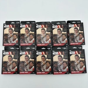 🚀STAR WARS: THE FORCE AWAKENS LOT OF 10 HANGER BOX FACTORY SEALED TOPPS🚀 - Picture 1 of 2
