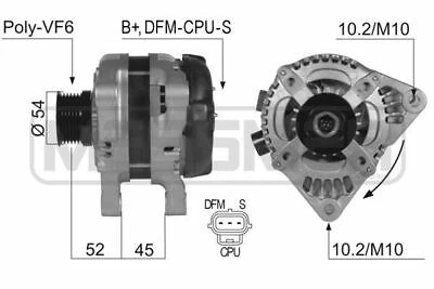 Alternatore Ford C--Max 2.0 TDCi Focus II Fiesta 12V 150A  210358A - Immagine 1 di 1