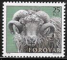 Faroe Islands Sheep 1979 Mi 42 Ram Sc 42  ??Mlh Og Vf Animal