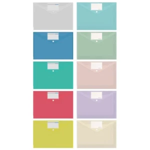 10 Pcs Document Organiser Document Bag A4 File Folders Document Wallets - Picture 1 of 20