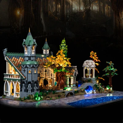 LocoLee LED Licht Kit für Lego 10316 Lord of The Rings: Rivendell Beleuchtung