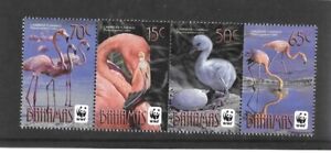 Bahamy 2012 MNH Gatunki zagrożone. Flamingi karaibskie sg 1616/9